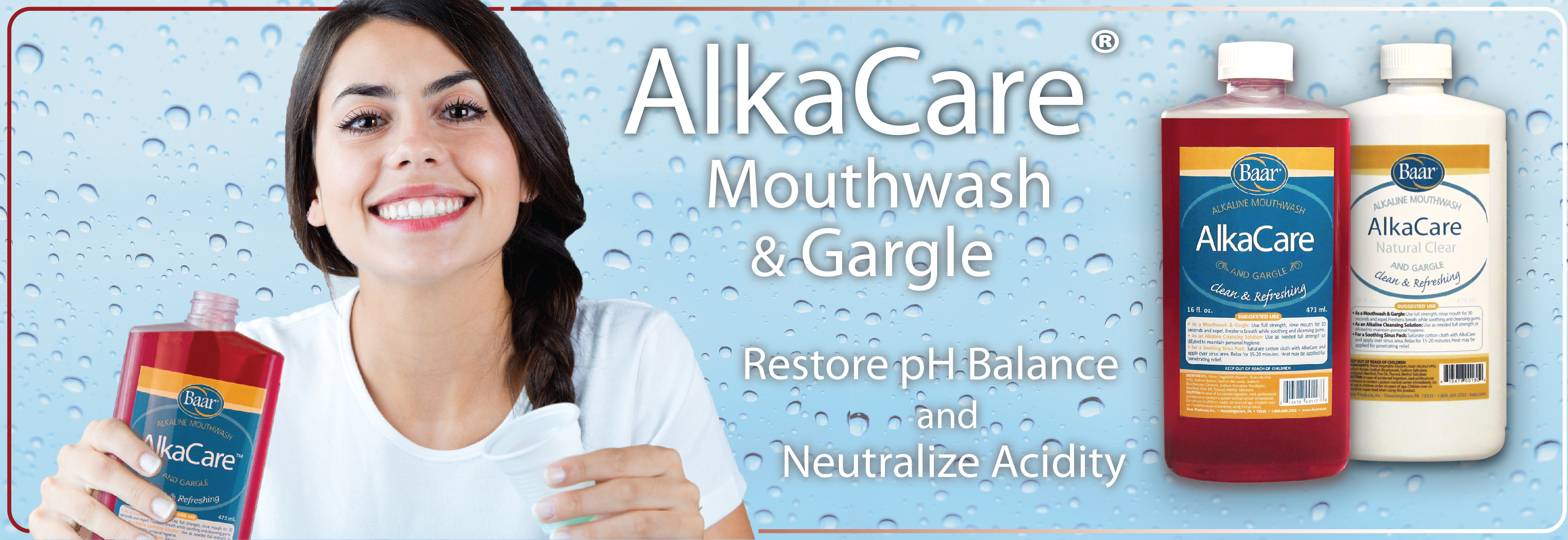 AlkaCare combines an invigorating taste with an alkalizing pH to help protect teeth and gums