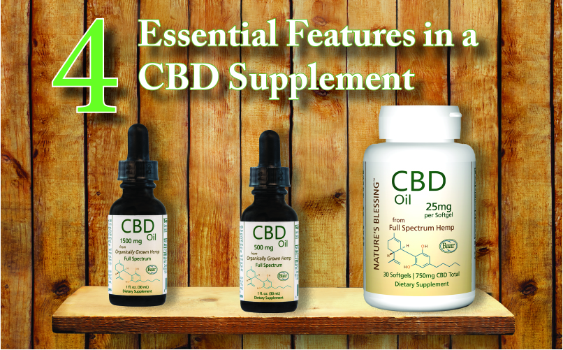 4 Essential Features to Look for in a CBD Supplement - Baar Product's Blog