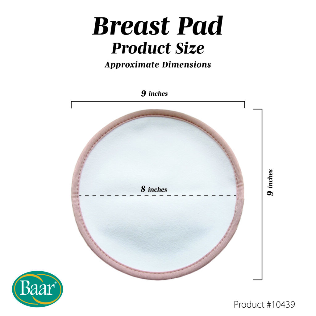 breast pad size