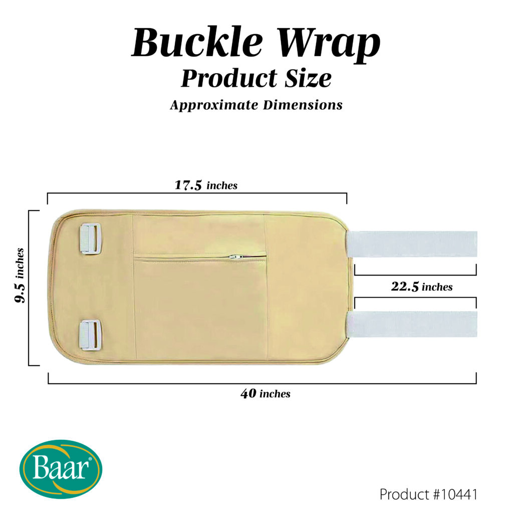 buckle wrap size